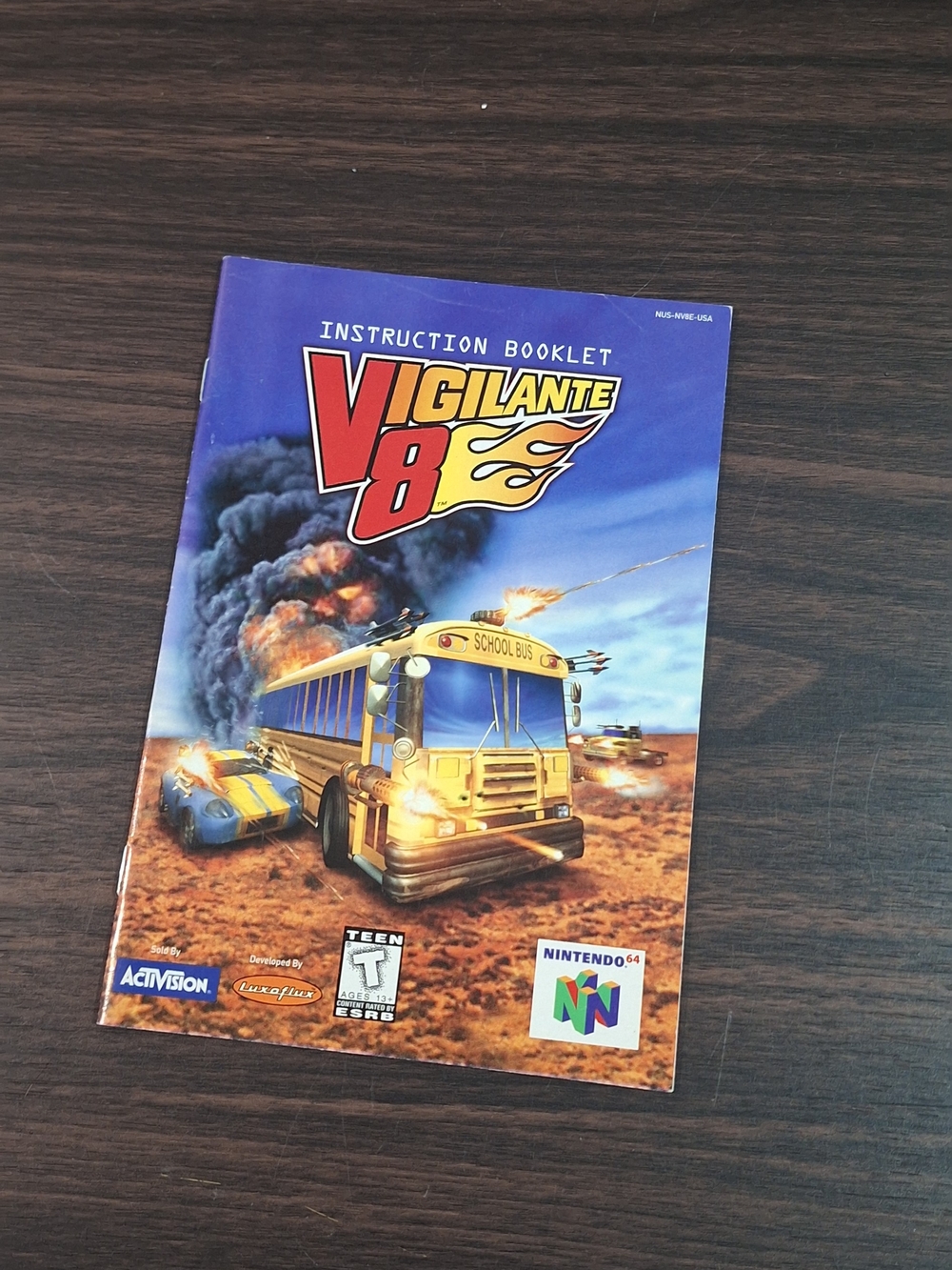 BEST OFFER? Nintendo Vigilante 8 Instruction Booklet